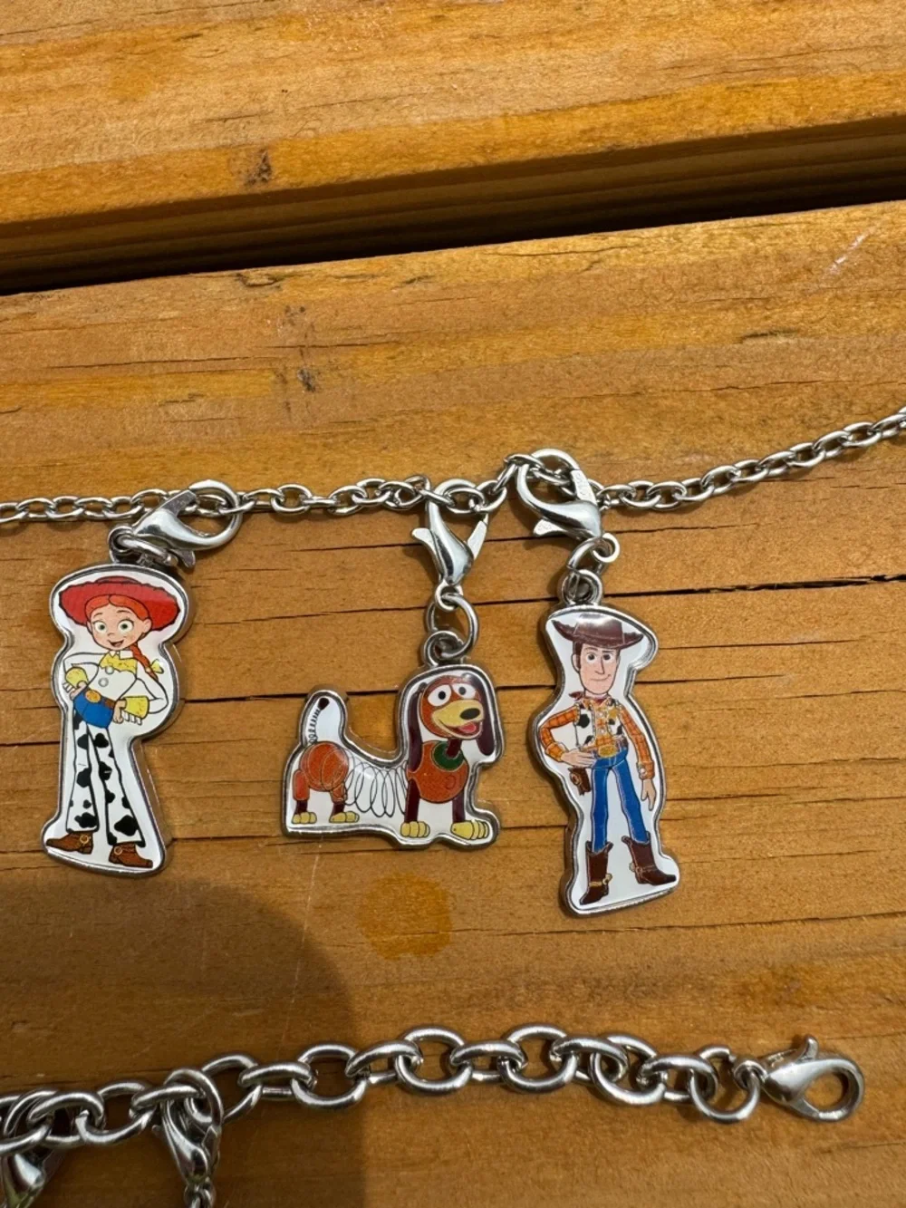 Toy Story Charm Bracelet and necklace set with Jessie, Buzz, Woody & Friends